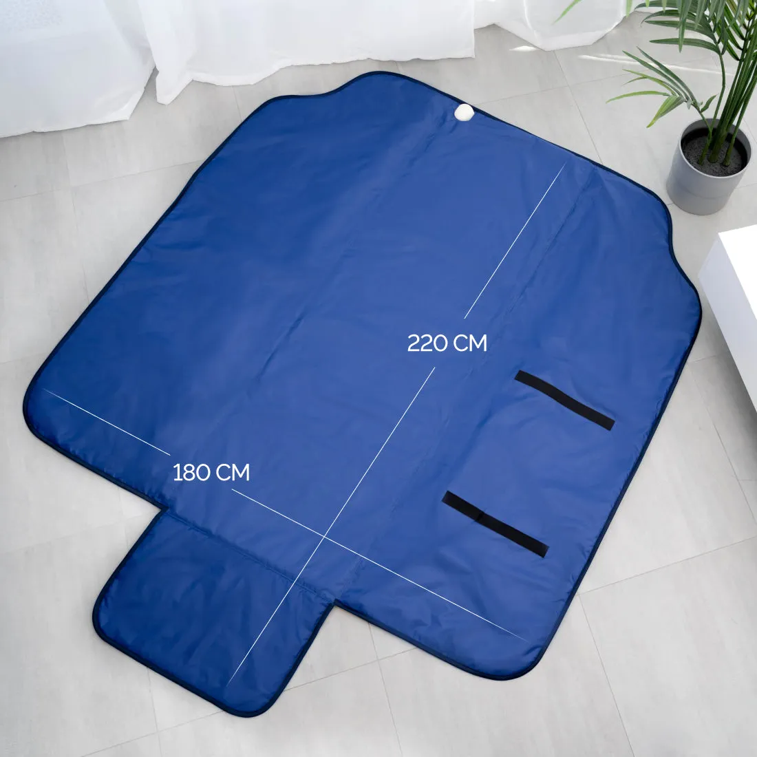 2 Zone Infrared Sauna Blanket for Weight Loss and Detox, 220x180 cm, Infrasauna, EcoSapiens