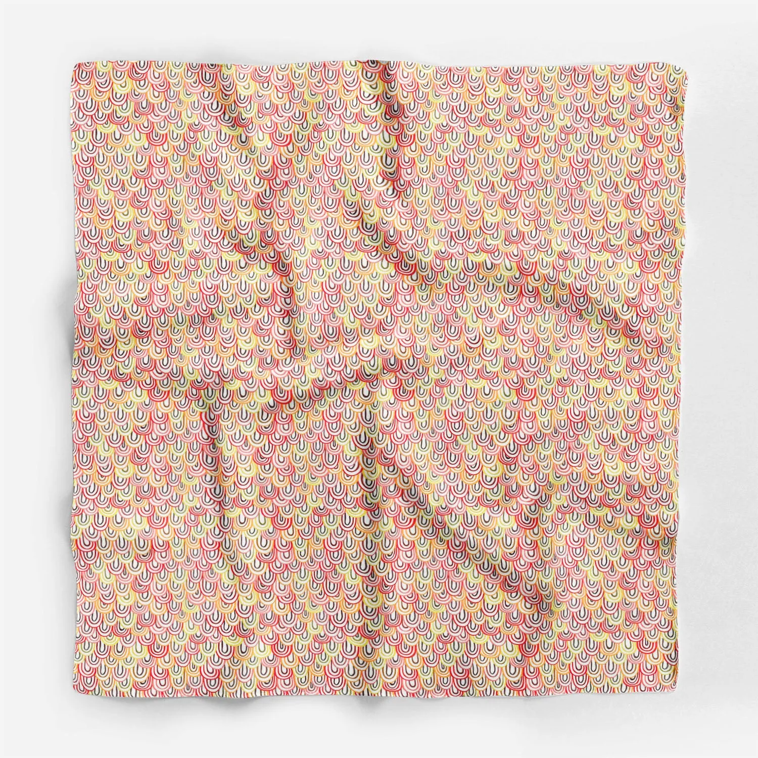 Abstract Doodles Printed Bandana | Headband Headwear Wristband Balaclava | Unisex | Soft Poly Fabric