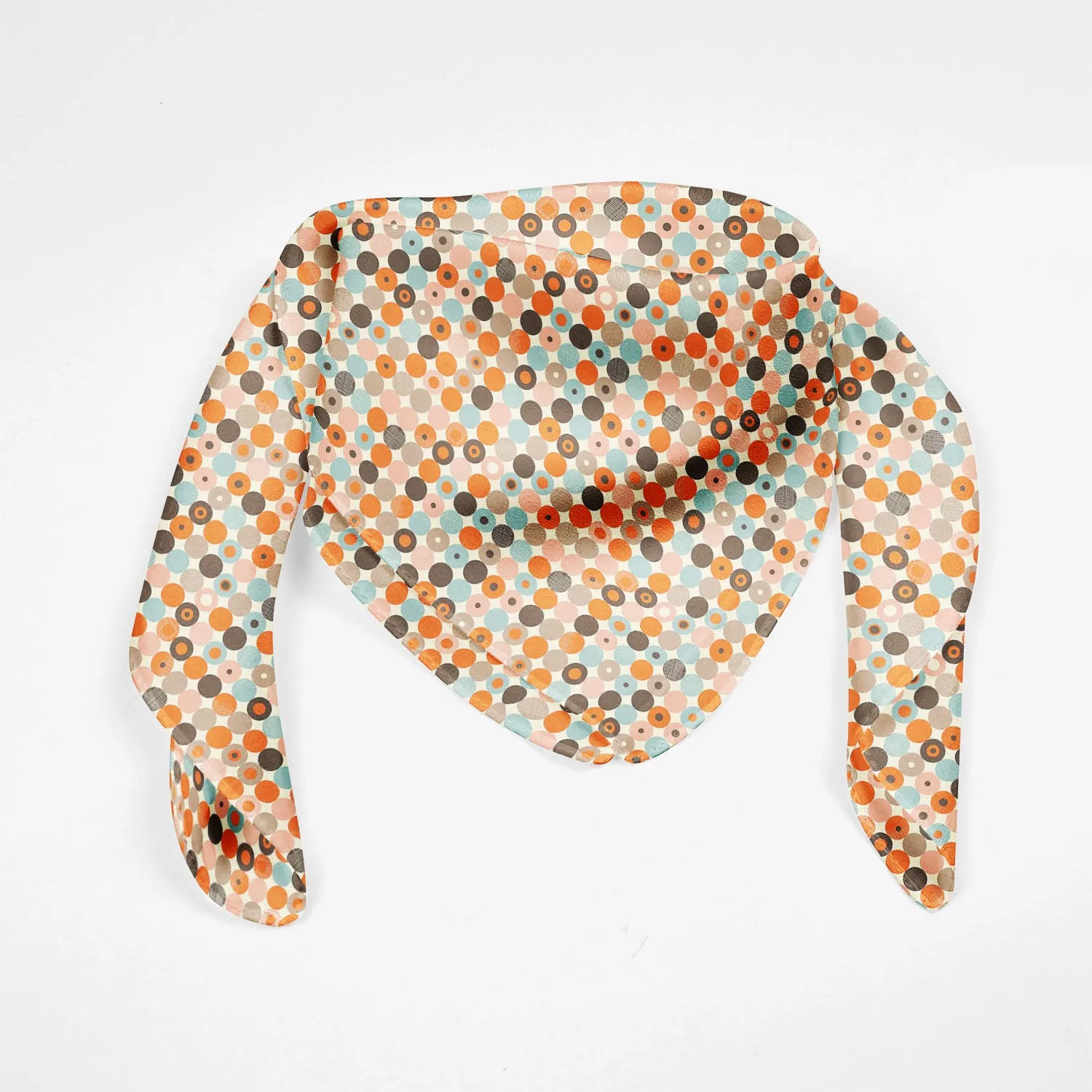 Abstract Retro Printed Scarf | Neckwear Balaclava | Girls & Women | Soft Poly Fabric