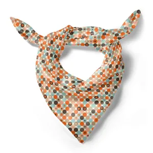 Abstract Retro Printed Scarf | Neckwear Balaclava | Girls & Women | Soft Poly Fabric