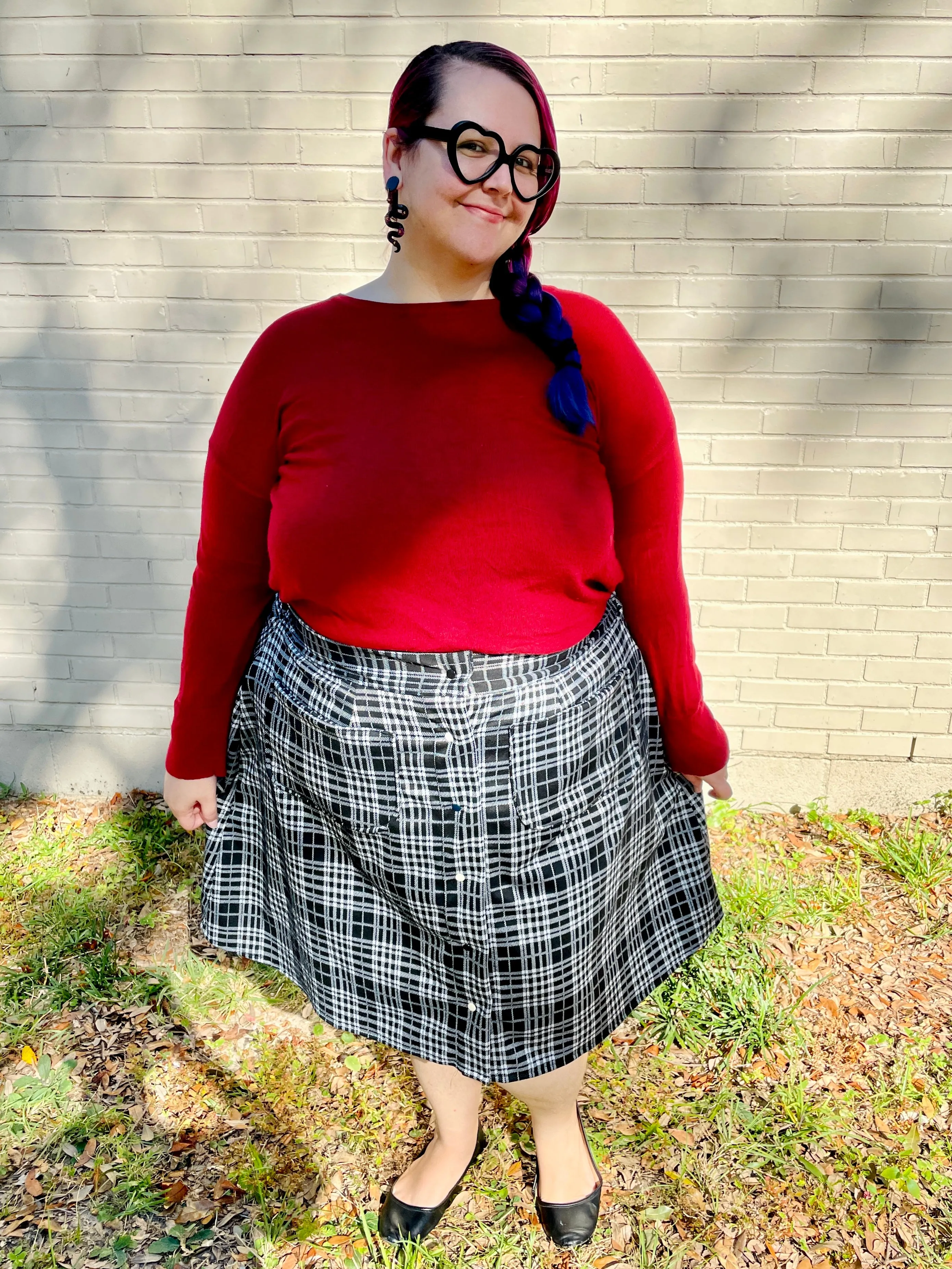 Adult Button A-line Skirt Pattern