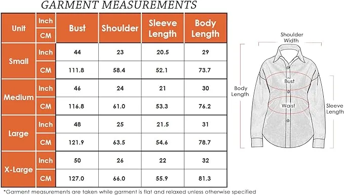 Anna-Kaci Women's Casual Boyfriend Button Down Long Sleeve Shirt Coat