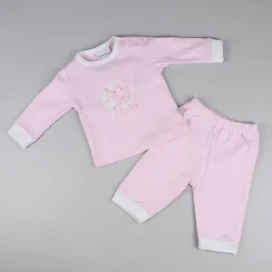 Baby Girl Pyjamas - Pink Top and Trousers