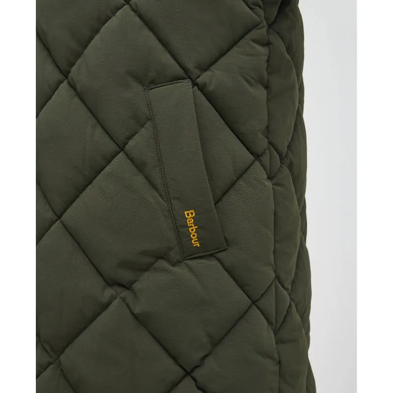 Barbour Kirkton Ladies Puffer Jacket - Olive/Ancient