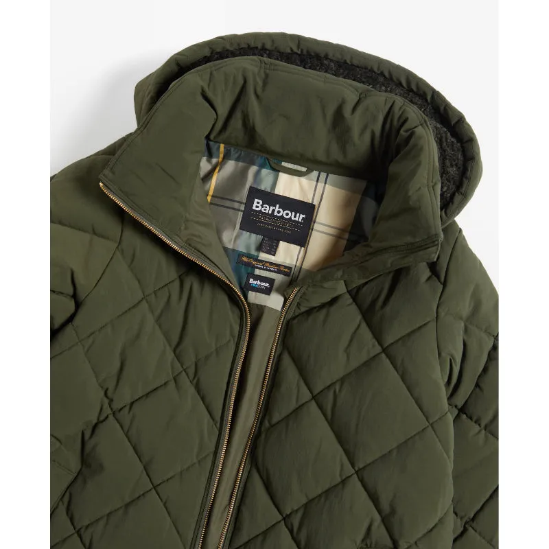 Barbour Kirkton Ladies Puffer Jacket - Olive/Ancient