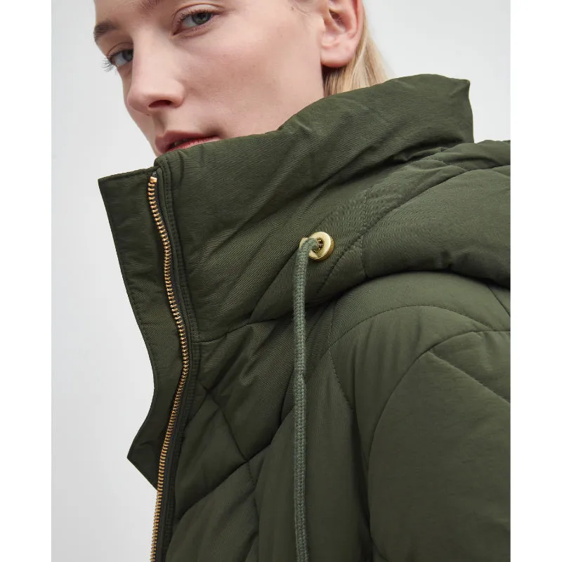 Barbour Kirkton Ladies Puffer Jacket - Olive/Ancient