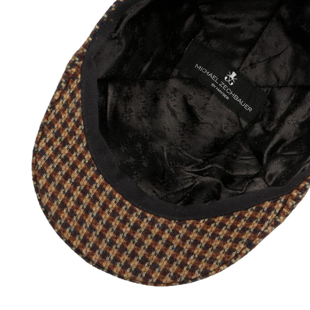 Billy Houndstooth Flat Cap Zechbauer by Mayser