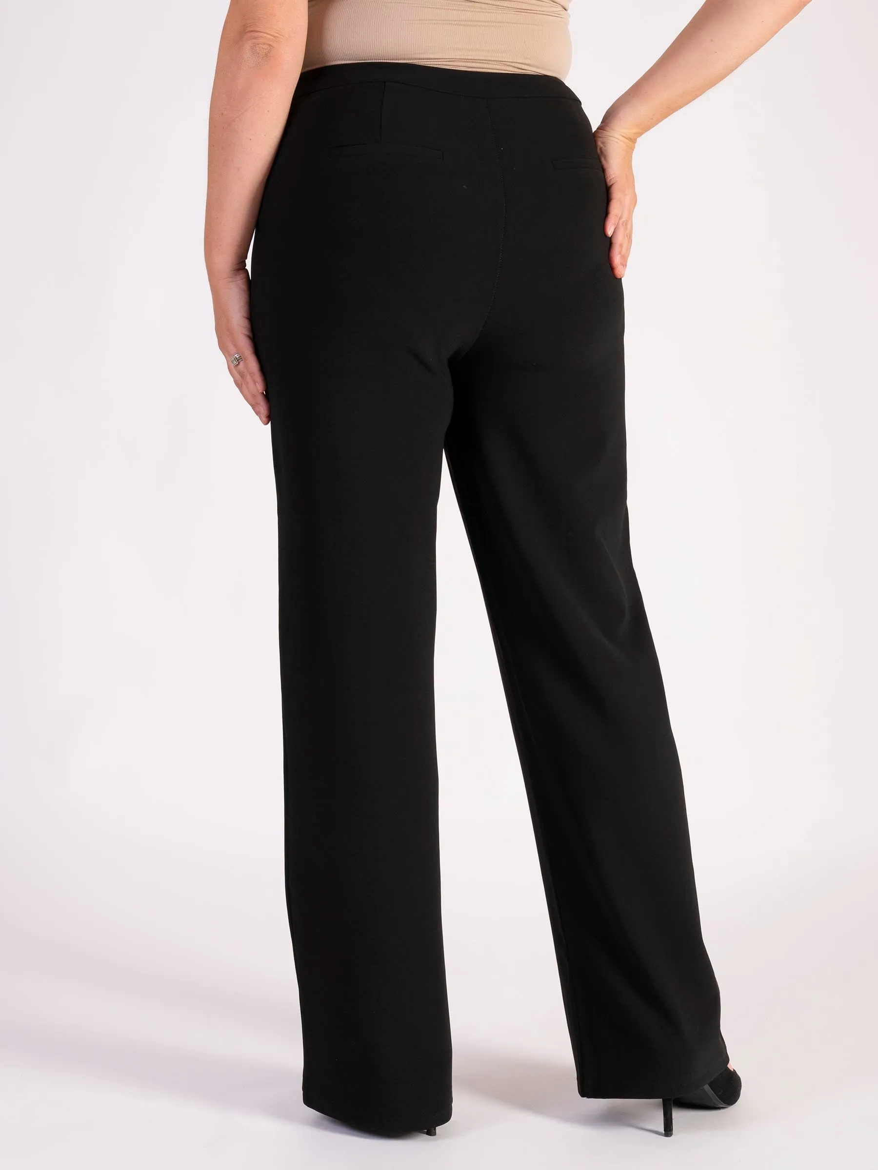 Black Ponte Roma Trousers