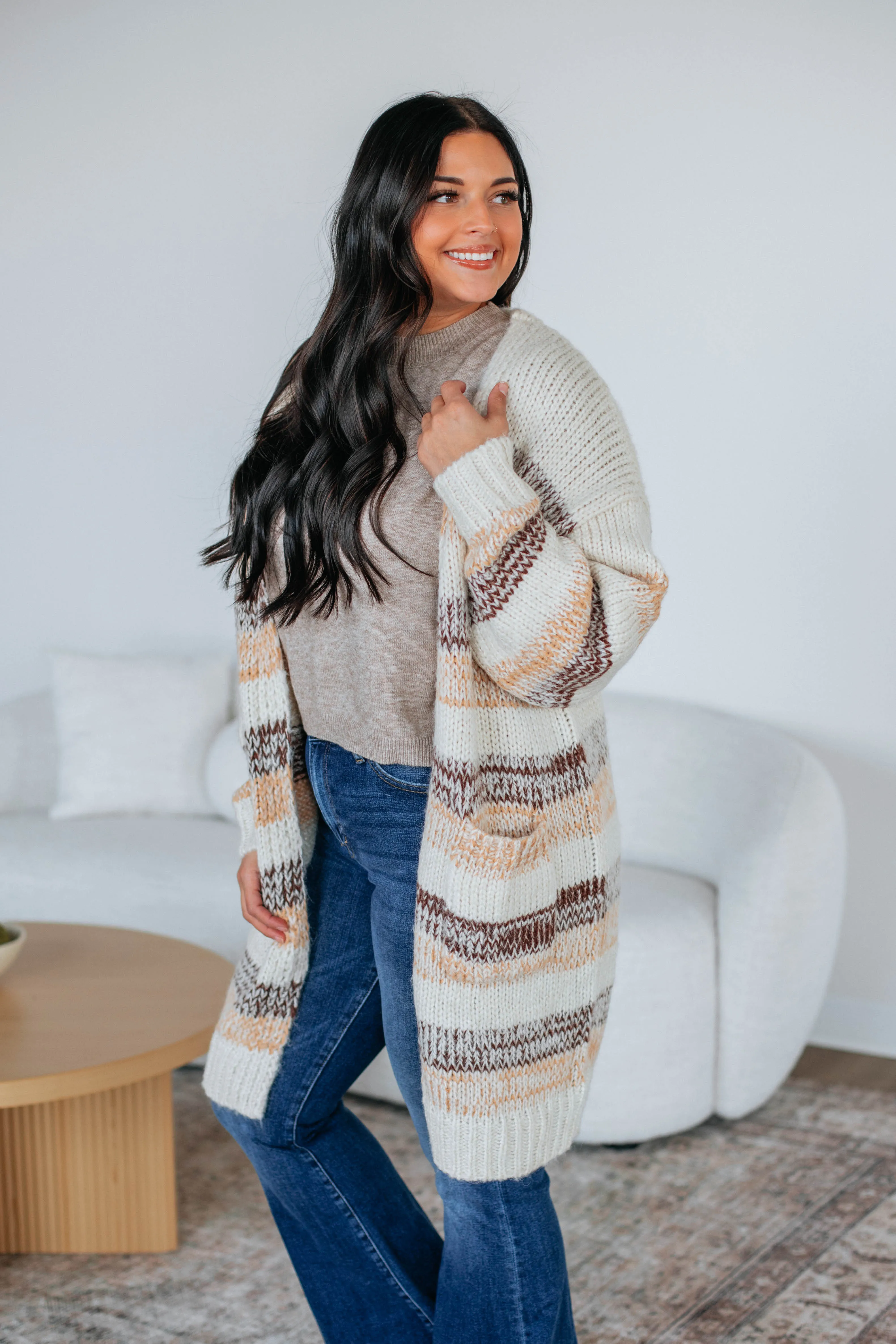 Carissa Striped Cardigan