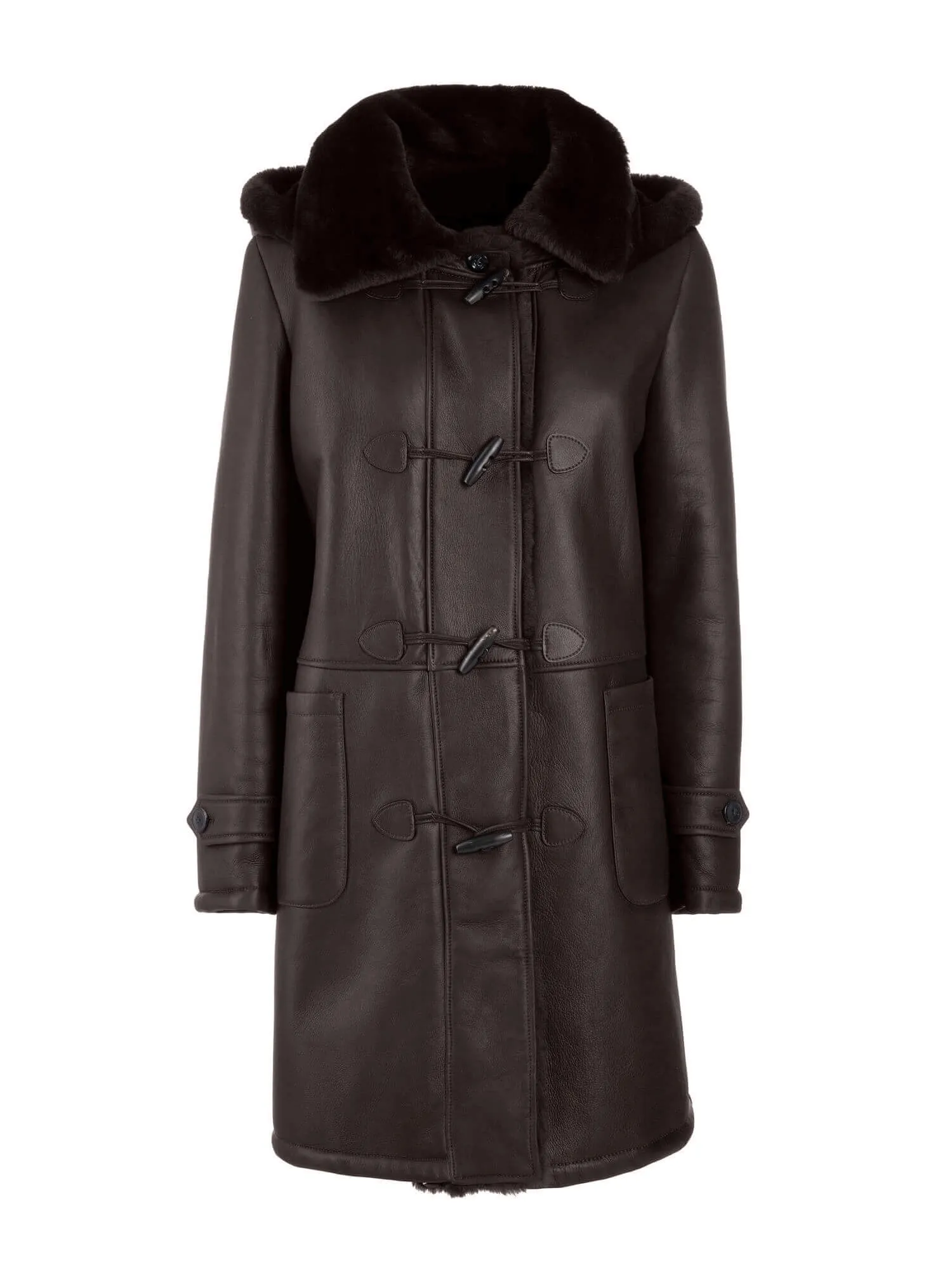 Clarice Italian Merino Shearling Sheepskin Coat