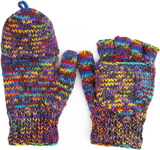 Convertible Fingerless Gloves for Winter