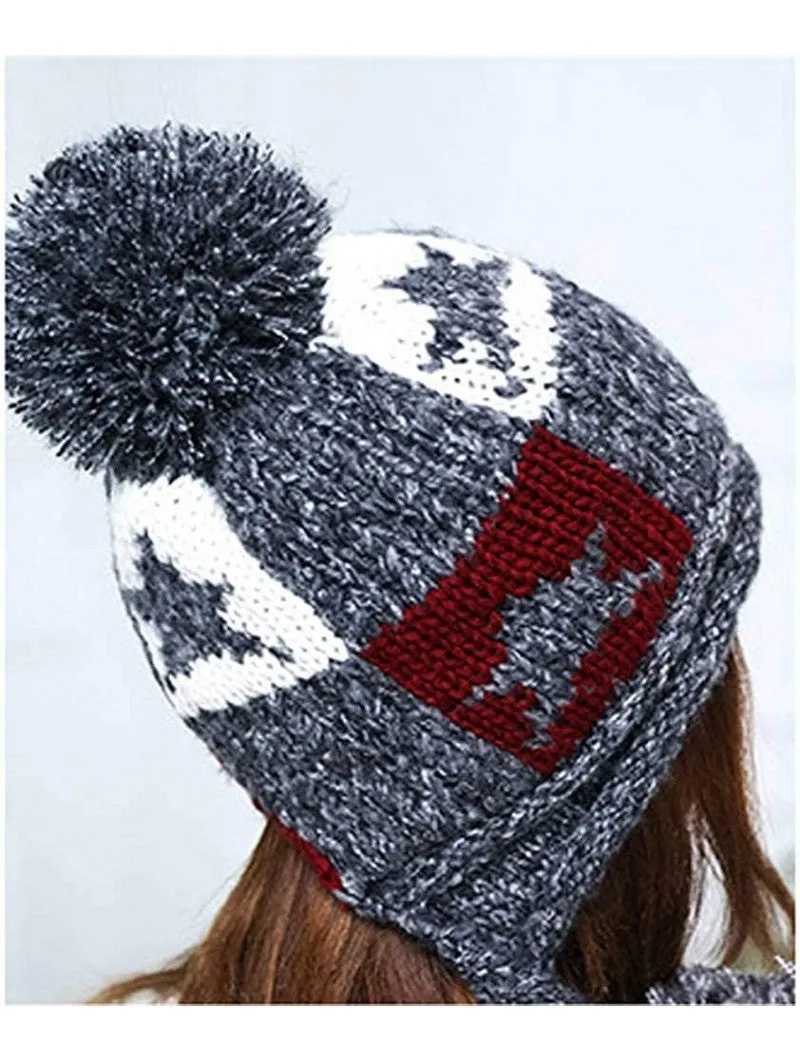 Earflap Knitted Beanies