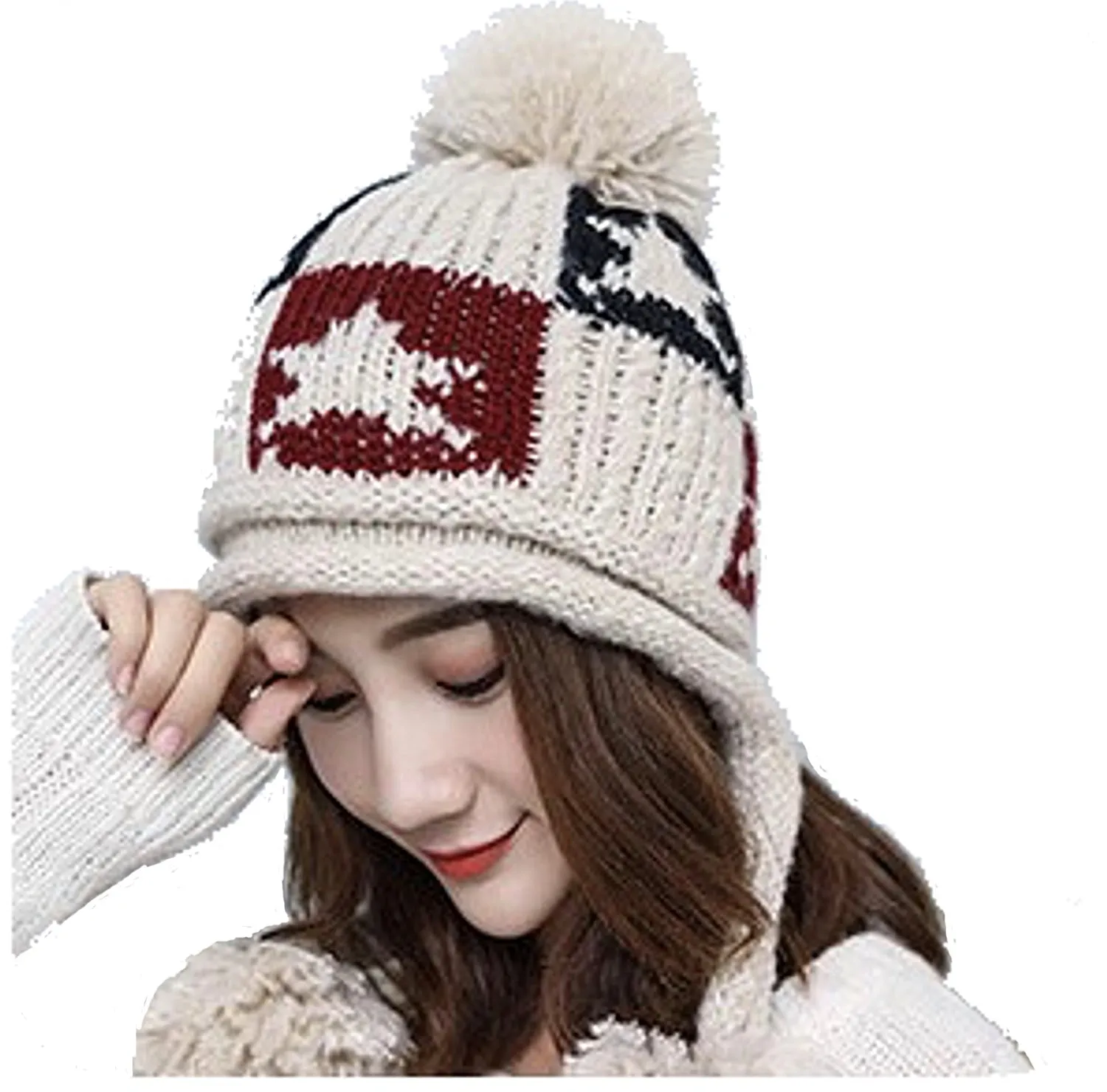 Earflap Knitted Beanies