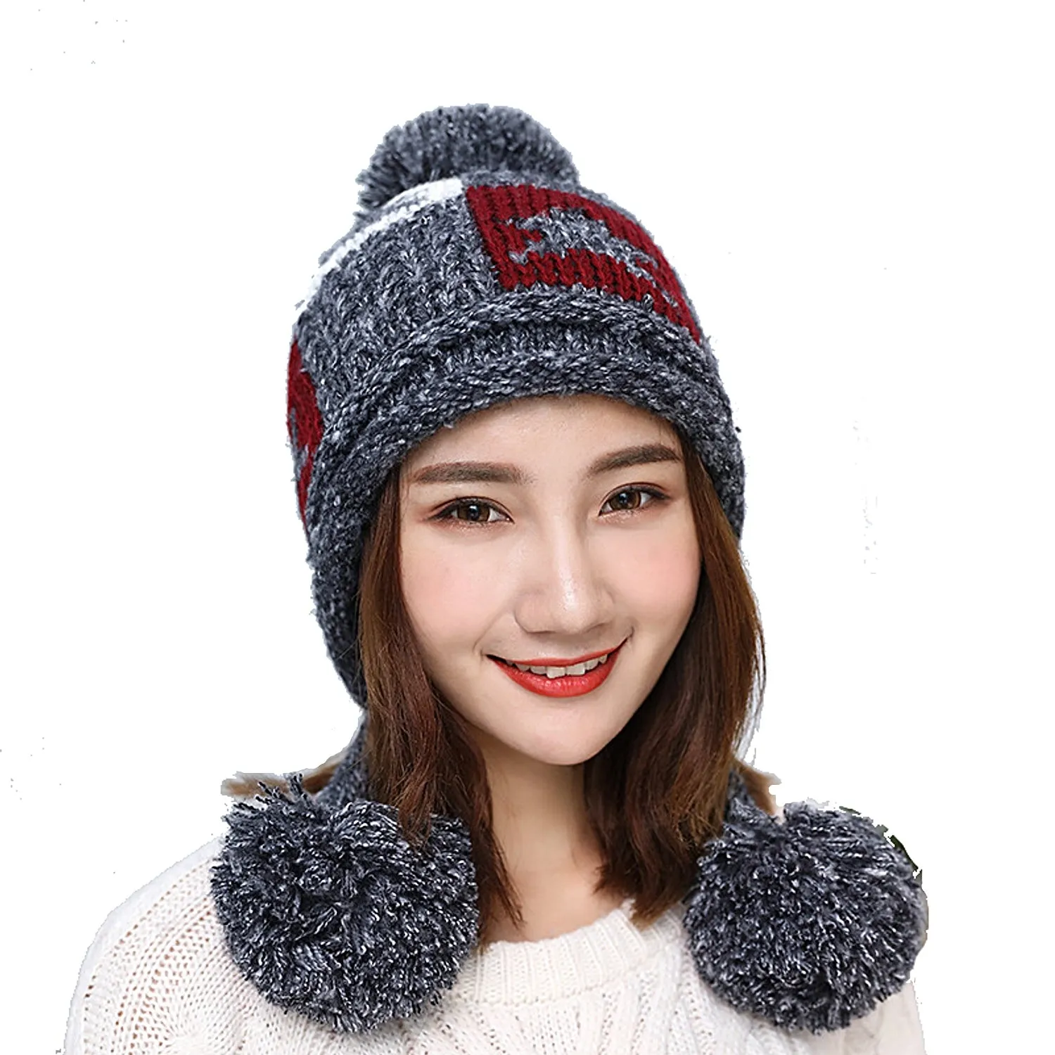 Earflap Knitted Beanies