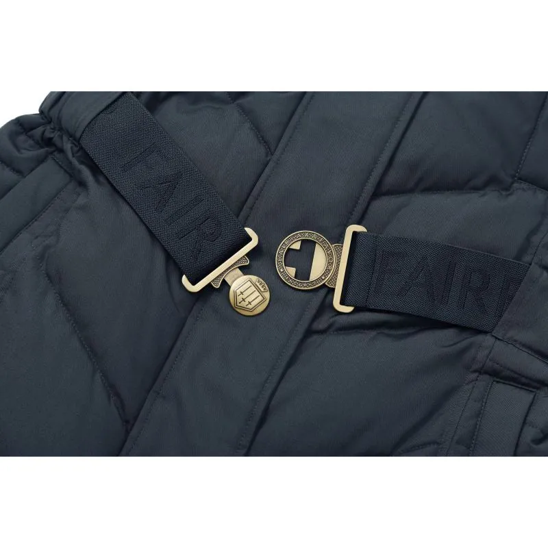 Fairfax & Favor Charlotte Padded Ladies Longline Coat - Navy Blue