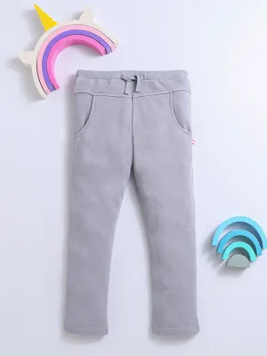 Fleece Grey Track Pant/ Legging for Boys