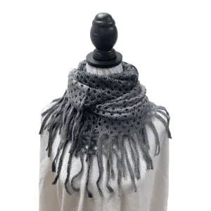 Fringe Flair Crochet Loop Infinity Scarf