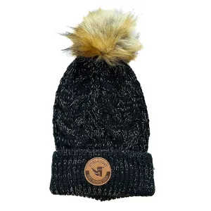 Frosted Slife Pom Pom Beanie