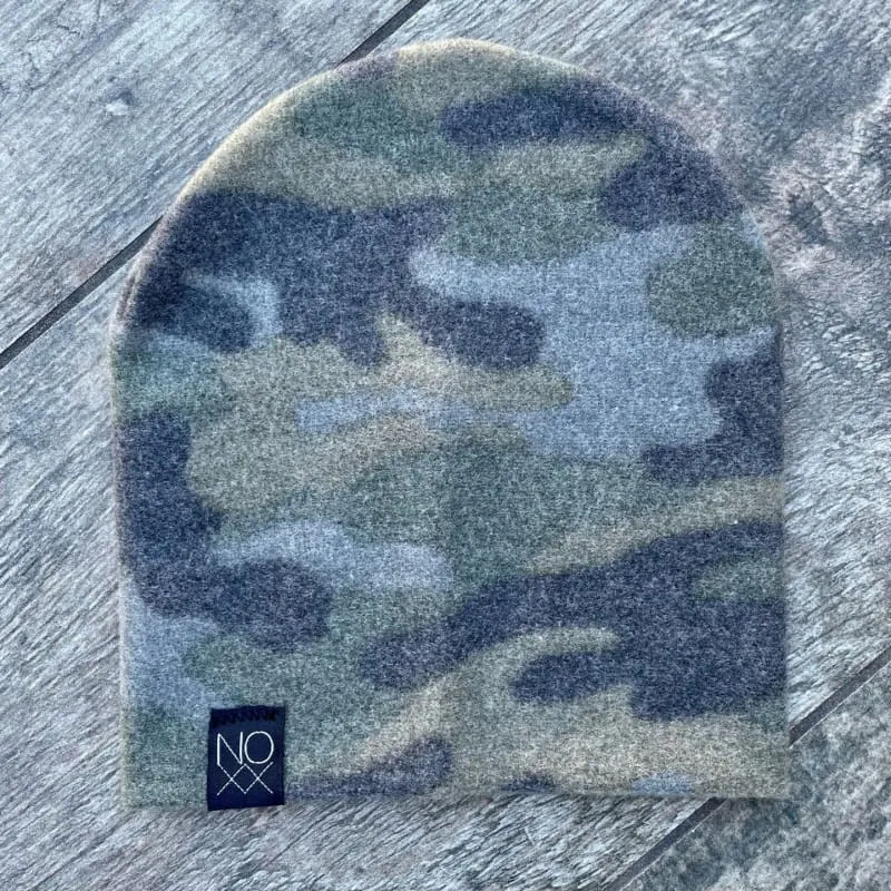 Green Camo | Cozy Sweater Knit Beanie