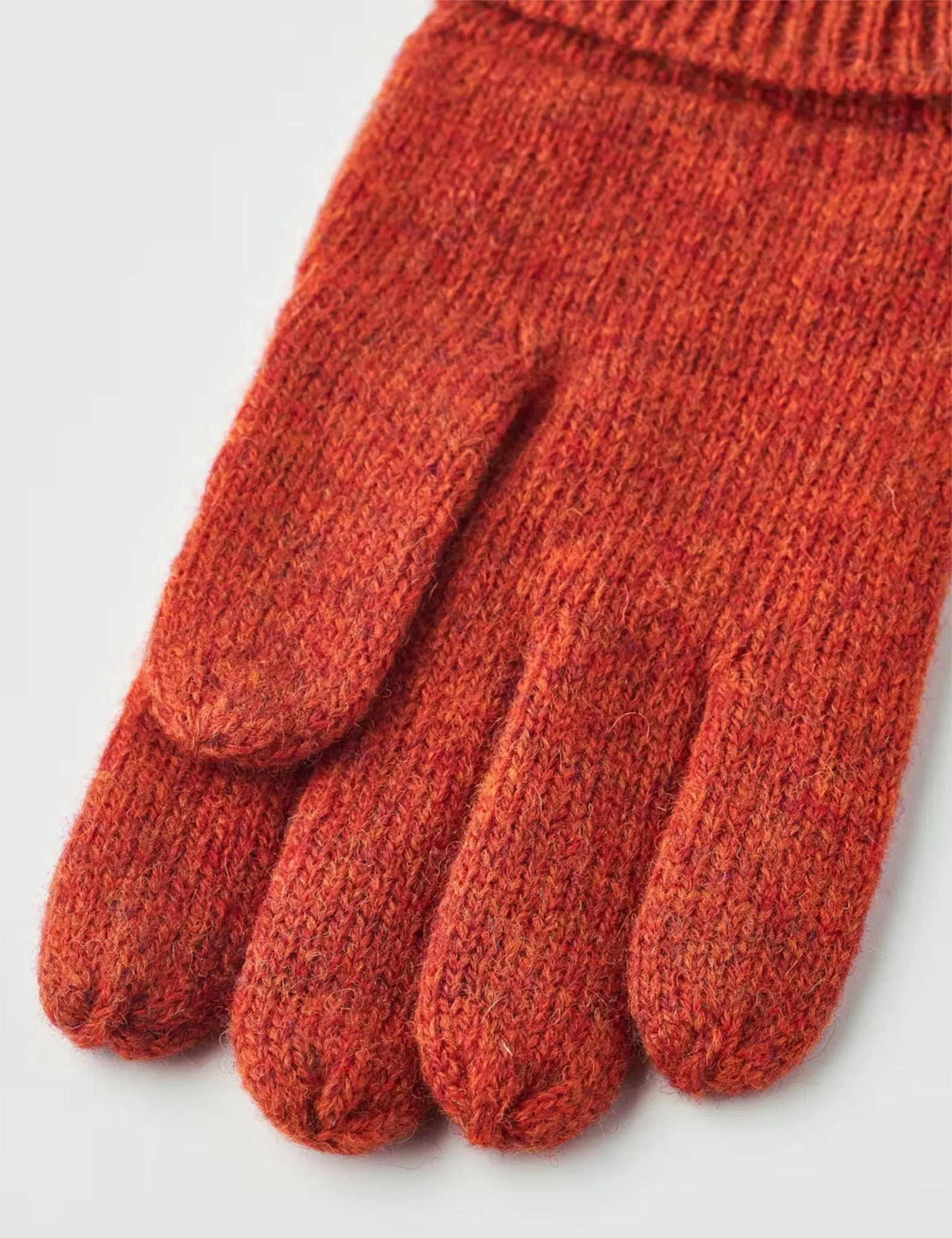 Hestra Raggwool Gloves - Brick Red