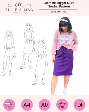 Jasmine Jogger Skirt Pattern