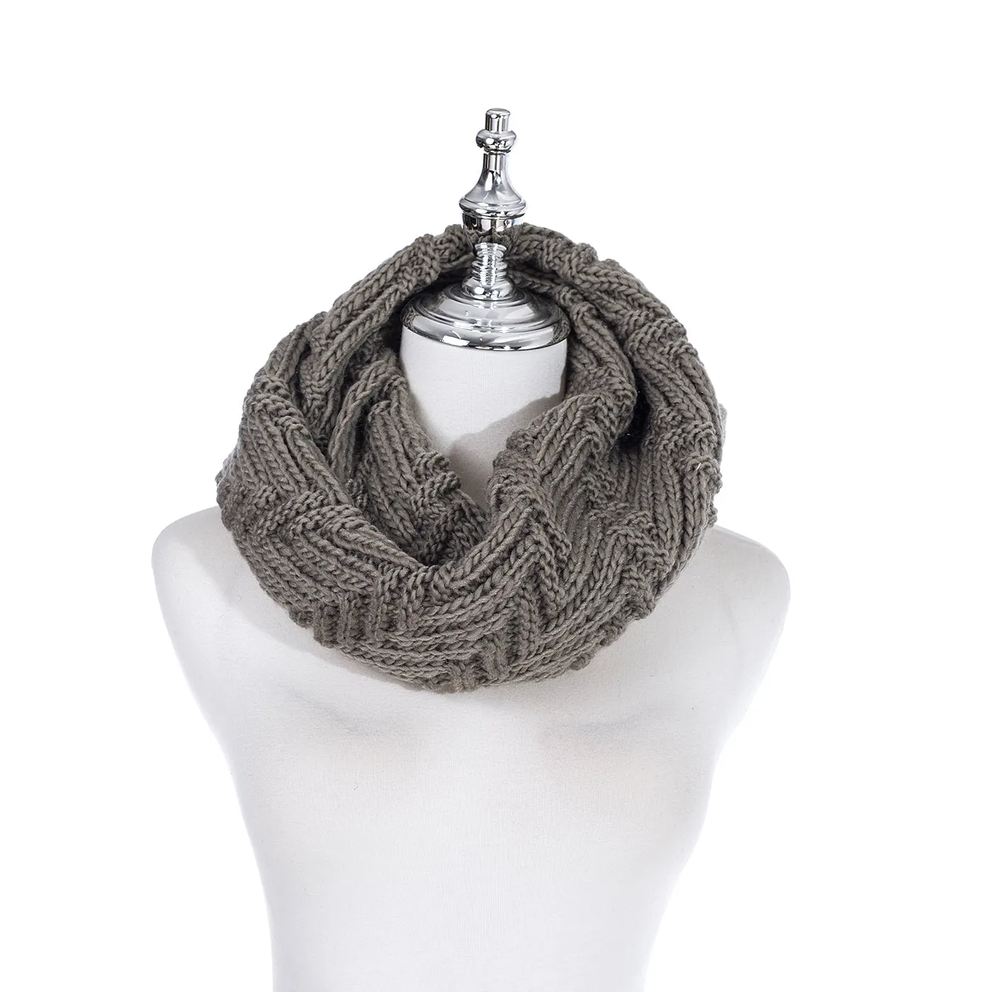 Knit Snood Khaki