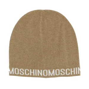 Moschino Hat Beige Wool Cashmere - Women Collection FINAL SALE