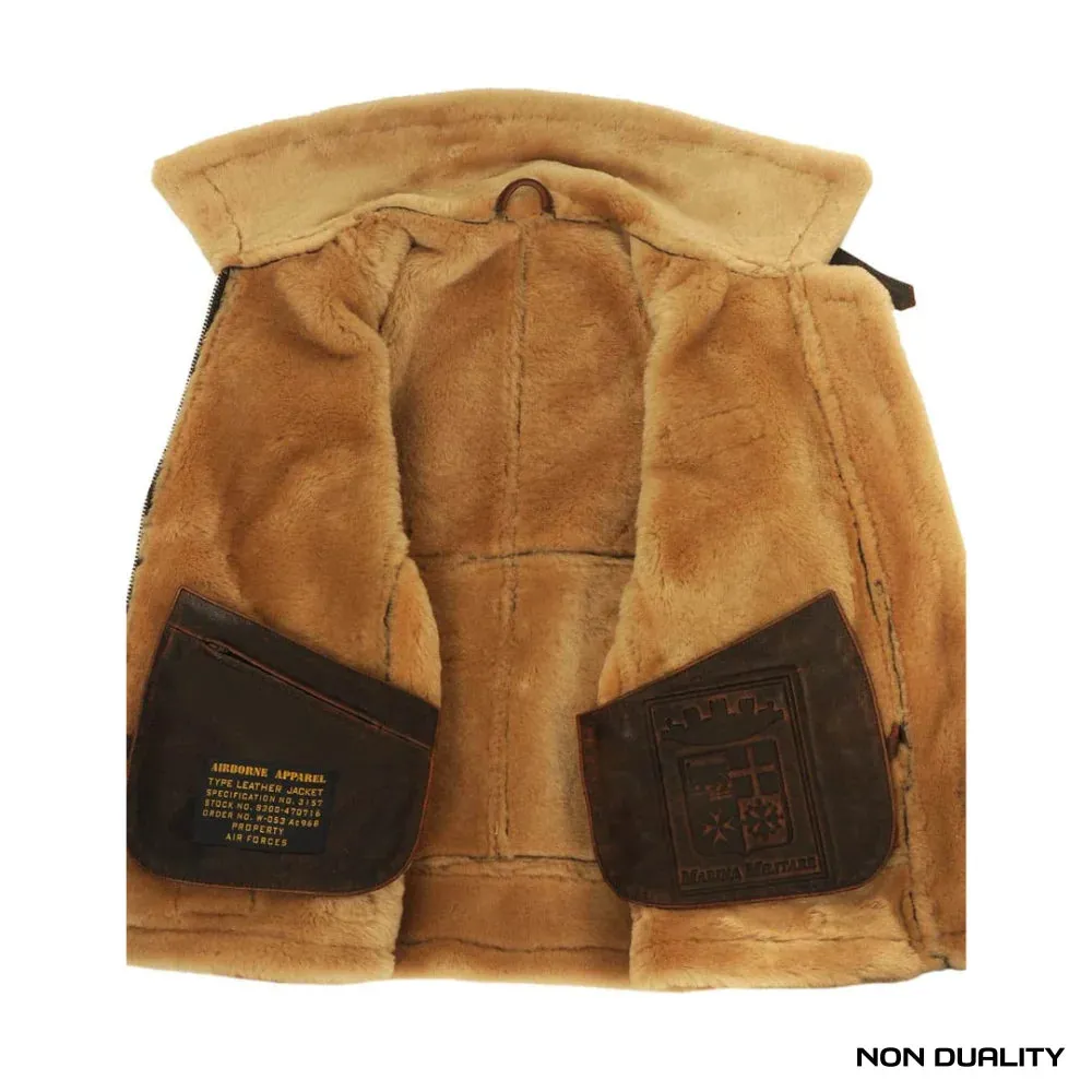 Non Duality | Shearling Pilot Jacket