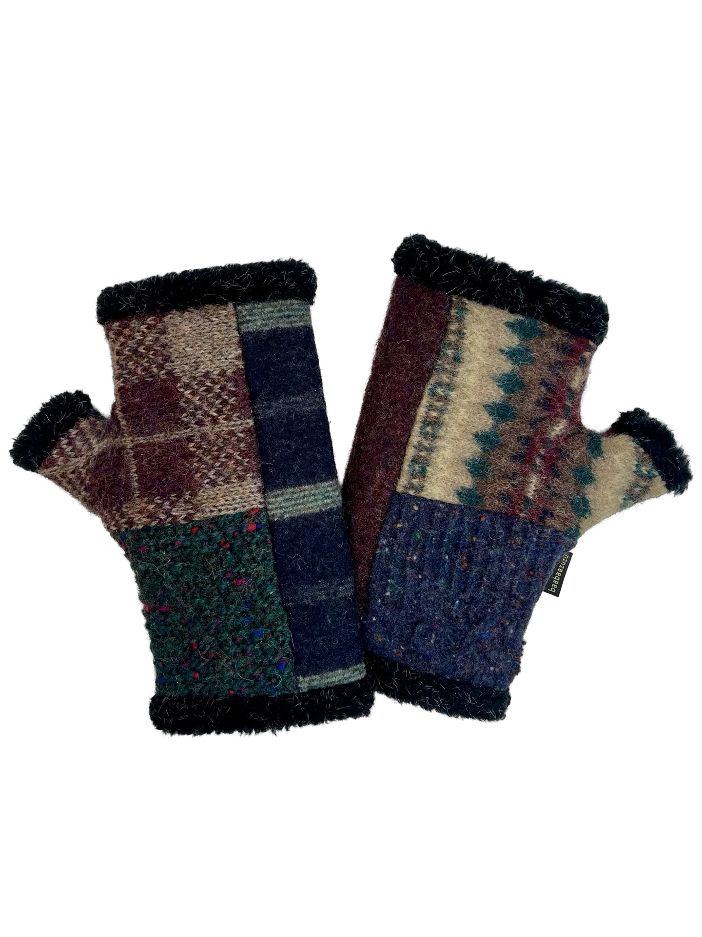 One of a Kind Arctic Fingerless Gloves 333