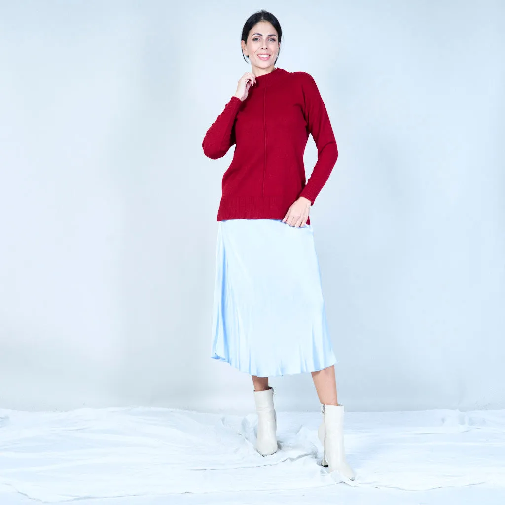 Oversized high-neck sweater wholesale