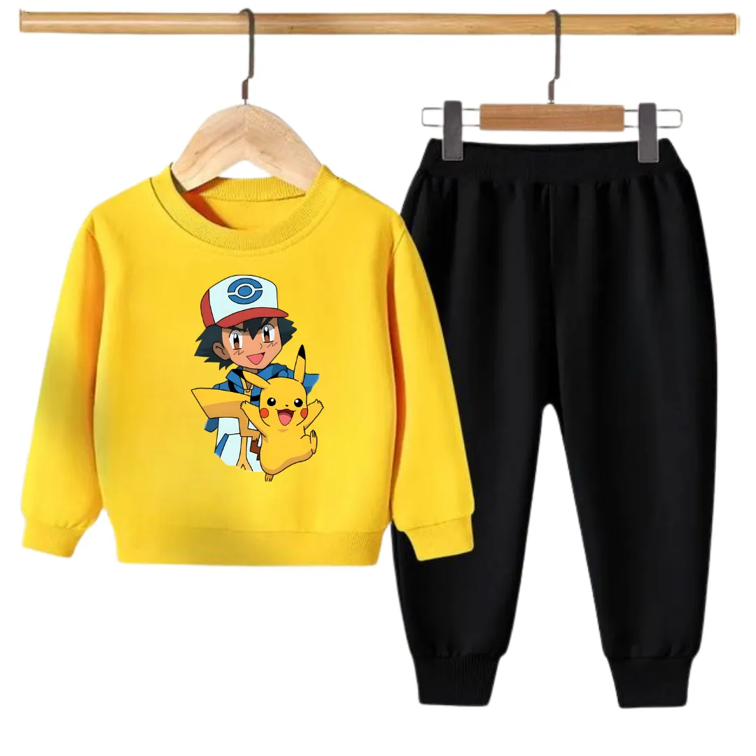 PICA CHU PRINTED SWEATSHIRT SET