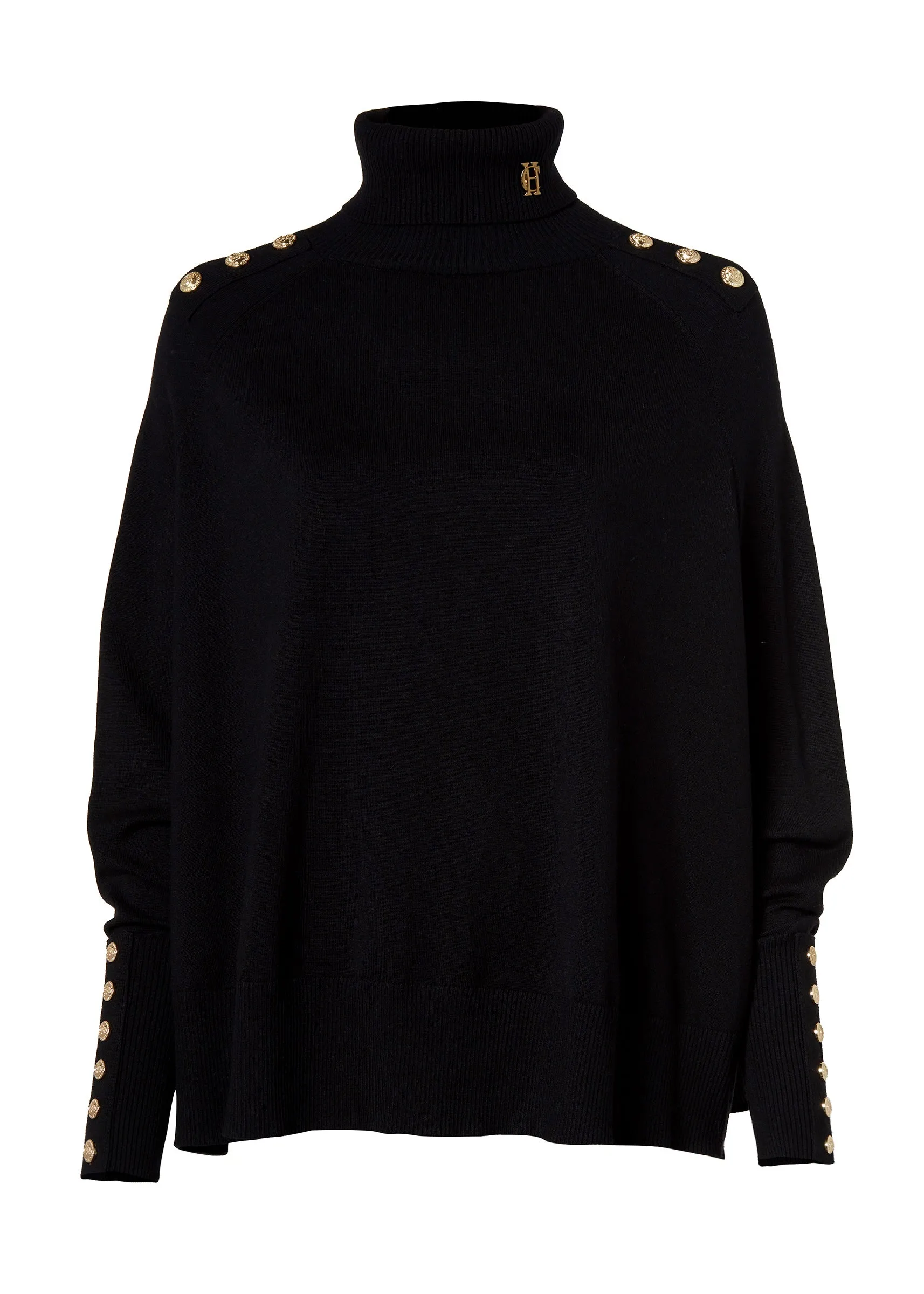 Queensbury Cape Knit (Black)