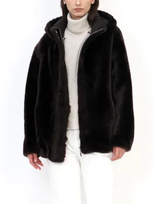 Rachel Reversible Italian Merino Shearling Sheepskin Jacket