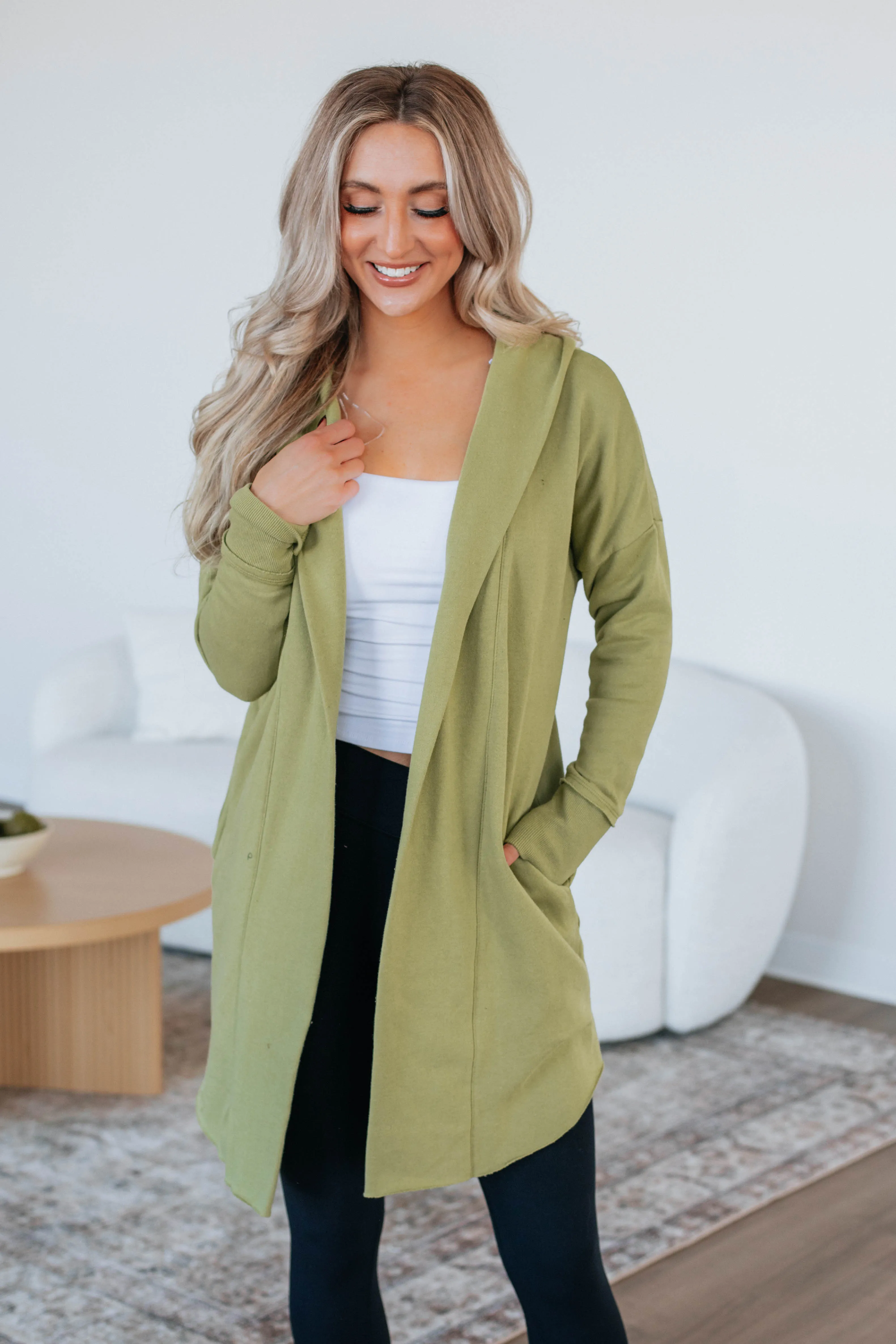 Rebekah Cardigan - Avocado