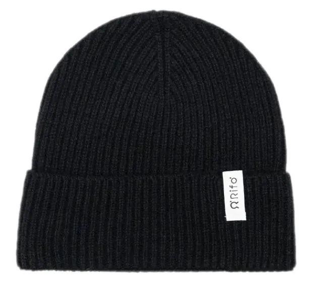 RIFO Marcello beanie Black Ardesia unisex