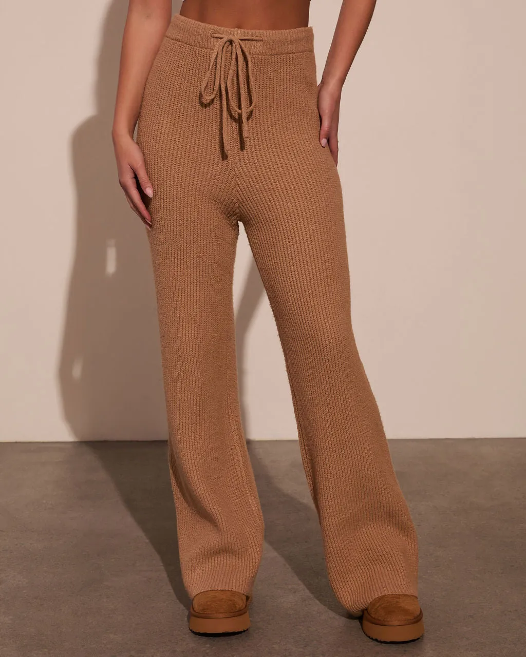 Sharna Ribbed Jogger Pants