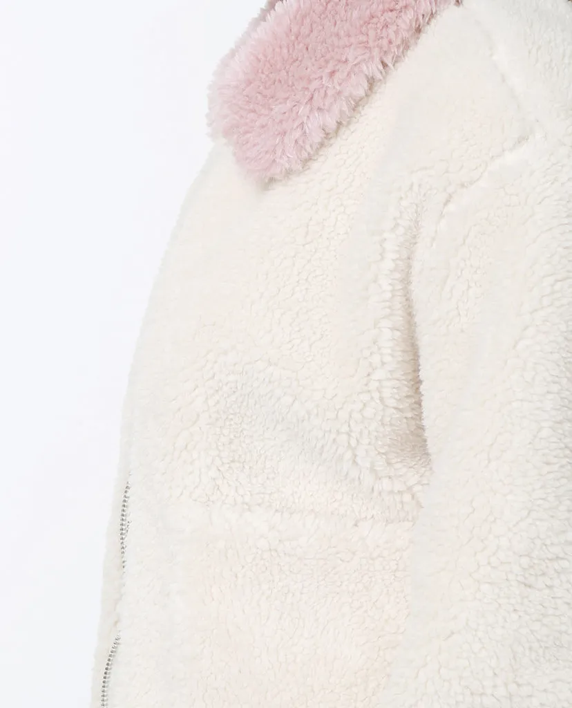 Snowbird Jacket - Ivory/Pink