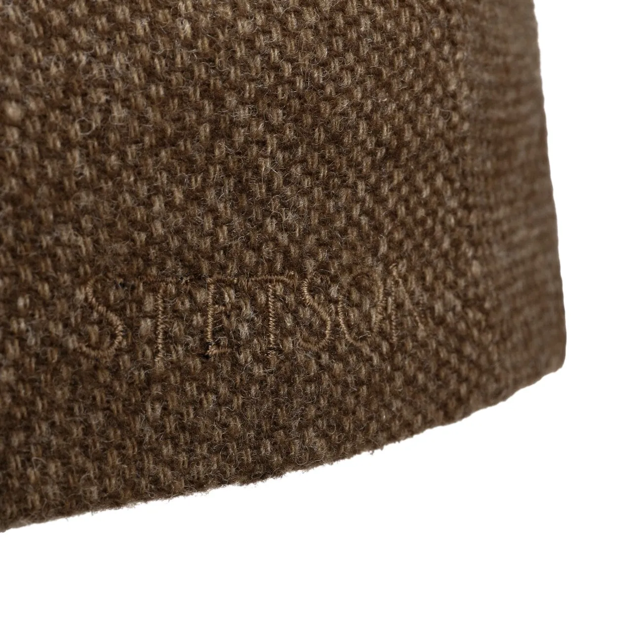 Undyed Wool Sustainable Flat Cap by Stetson