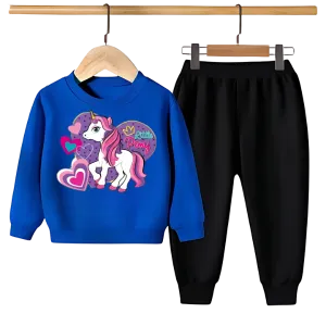 UNICORN PRINTED SWEATSHIRT SET