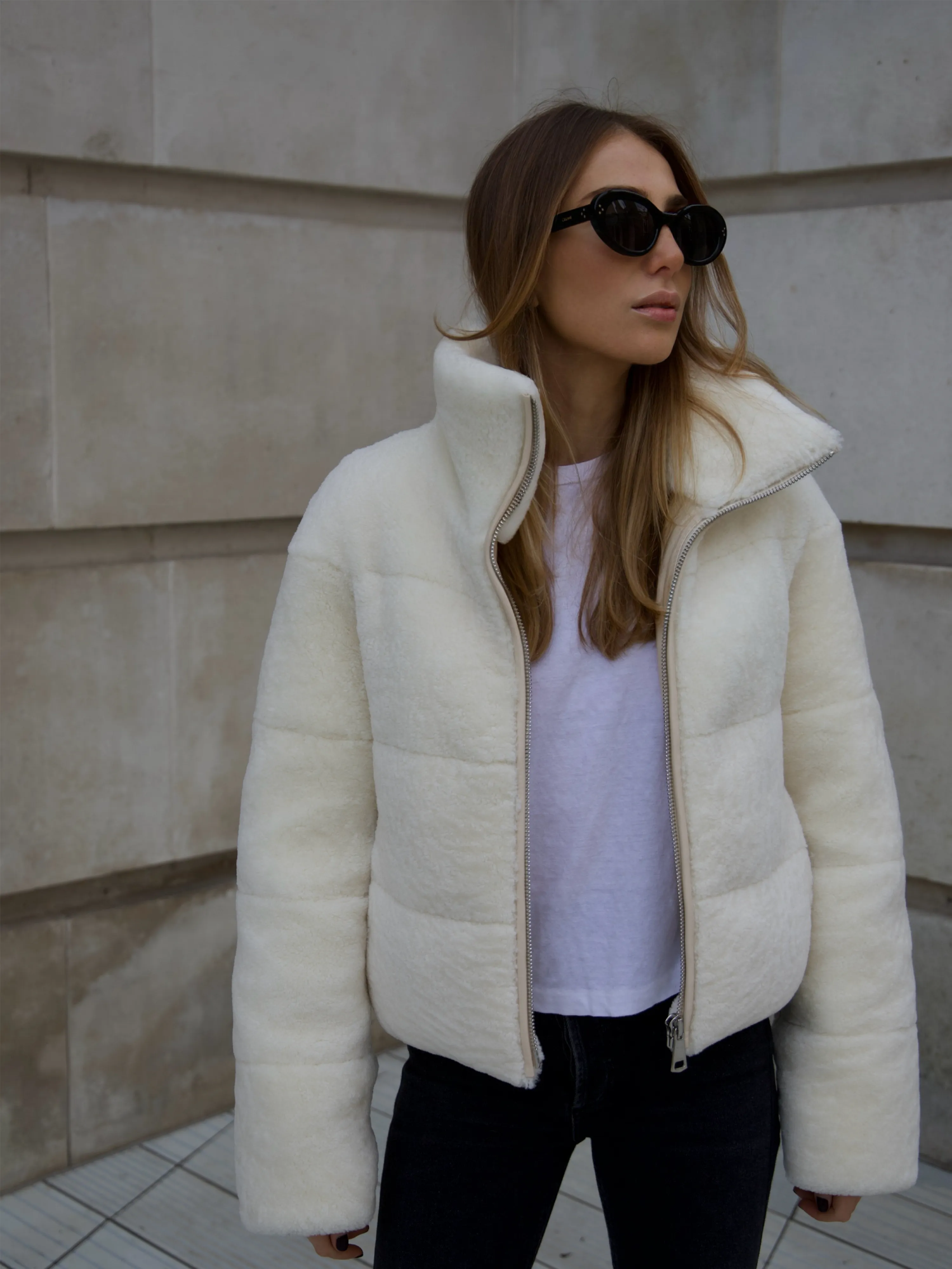 Vail Shearling Puffer