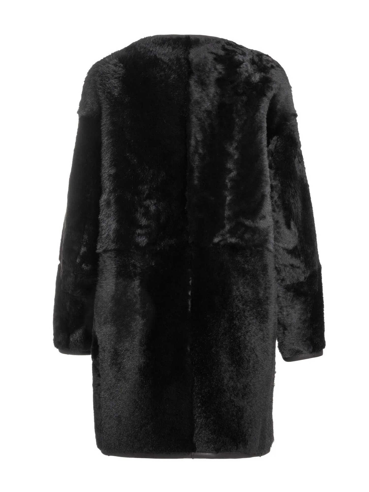 Vittoria Reversibible Italian Merino Shearling Sheepskin Coat