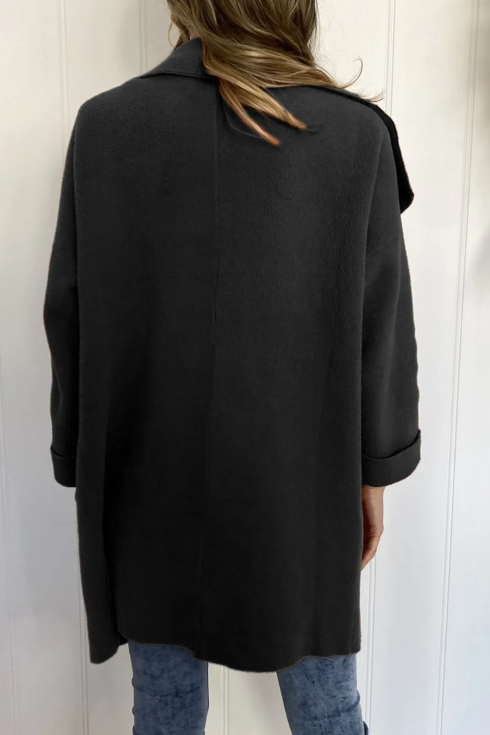 Waterfall Collar Longline Coat