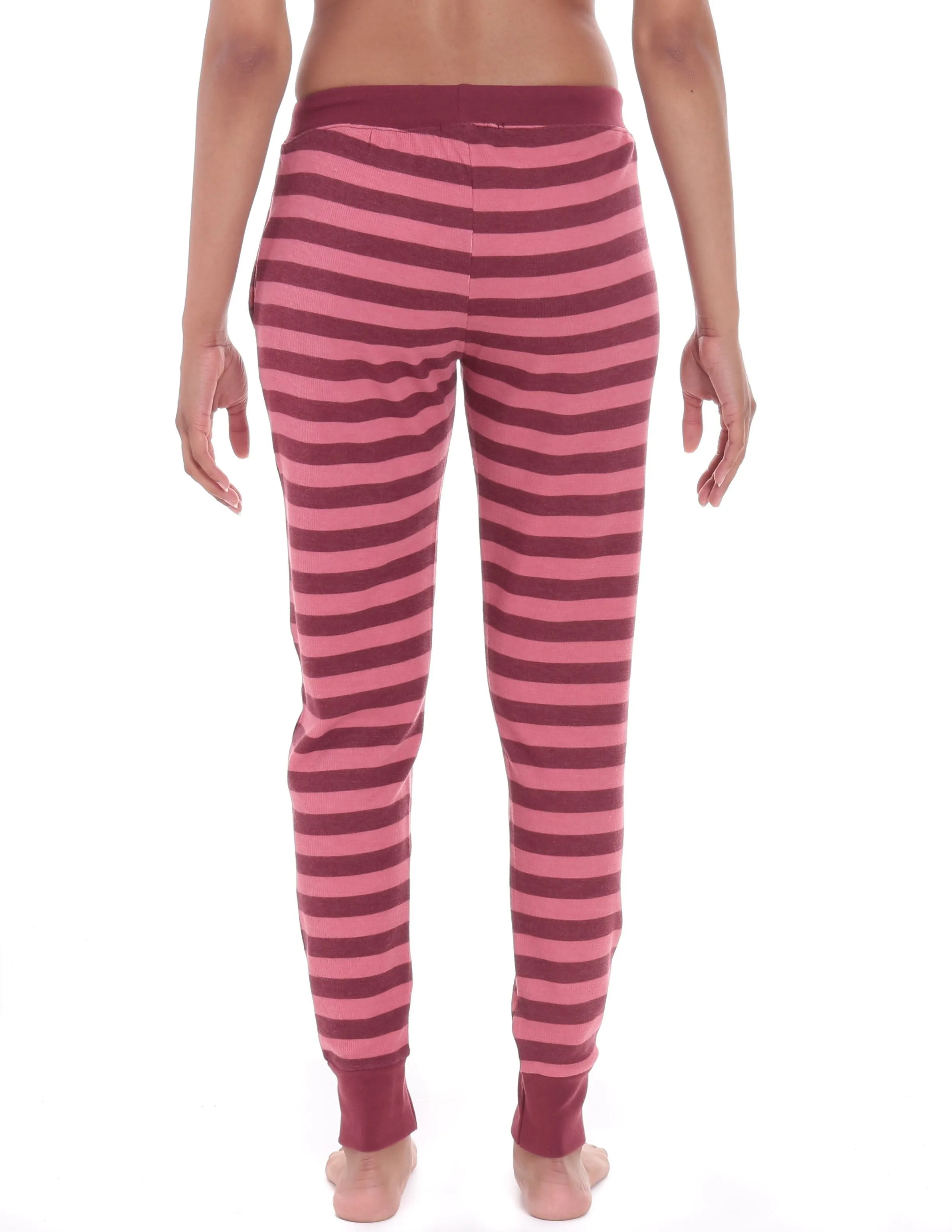 Women's Waffle Knit Thermal Jogger Lounge Pants